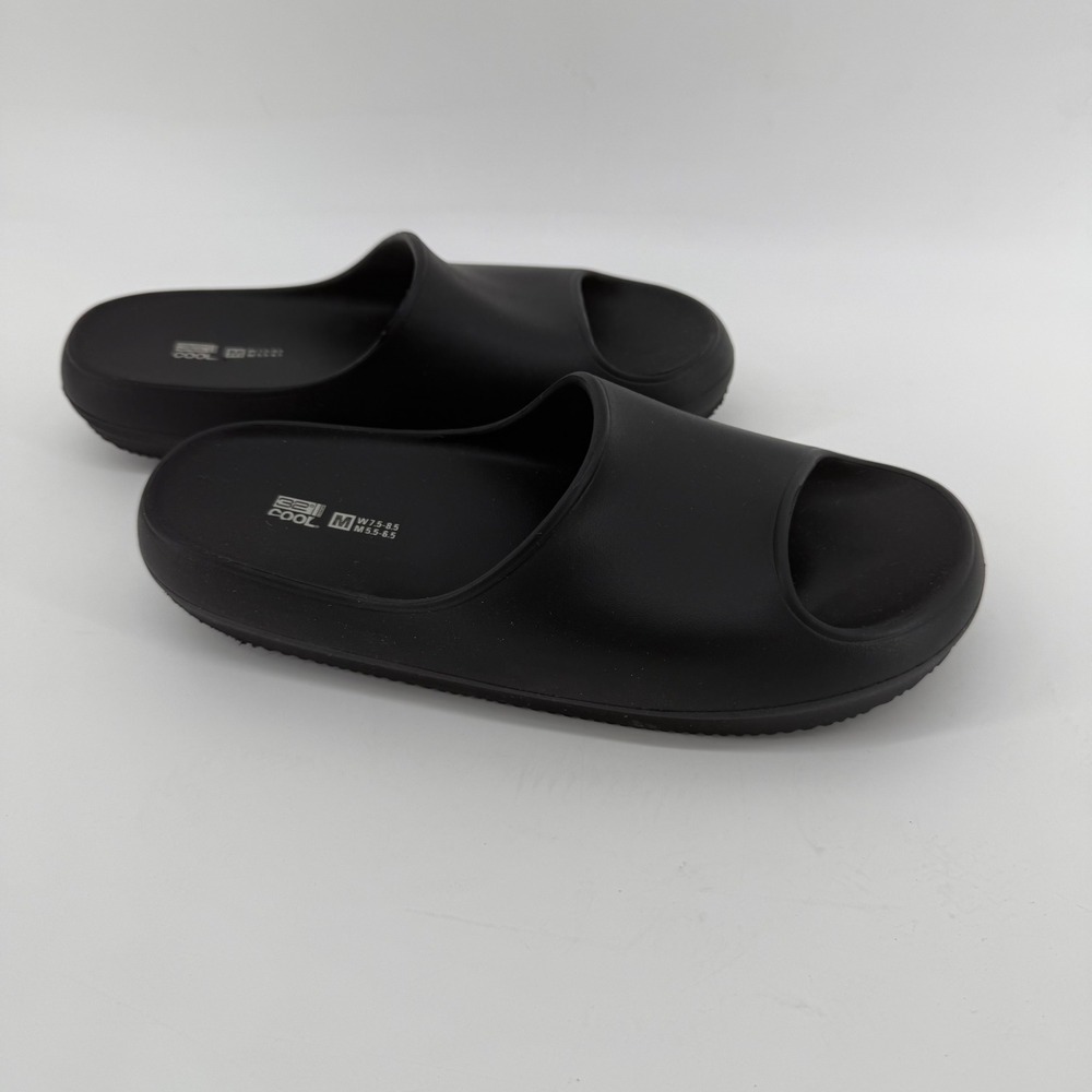 32 Degrees Cool Unisex Cushion Slide Sandals Black Size M W7.5-8.5 M5.5-6.5‎